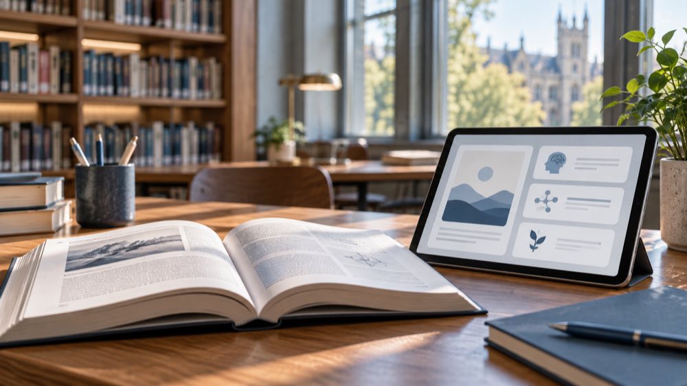 Illustration til: Google føjer hundredvis af gratis lærebøger til Gemini Notebook